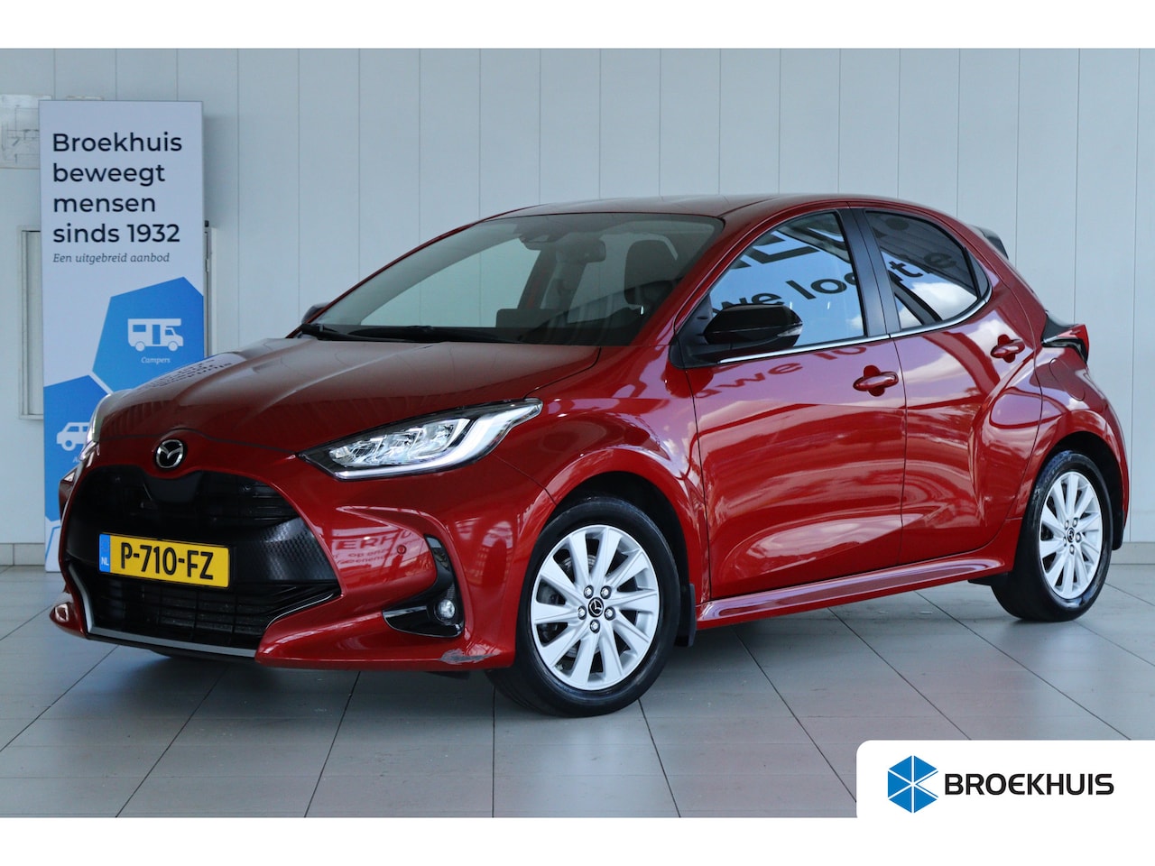 Mazda 2 Hybrid - 1.5 Select | Adapt. Cruise | Stoelverwarming | Camera | Head-up | Climate | Navi | Carplay - AutoWereld.nl