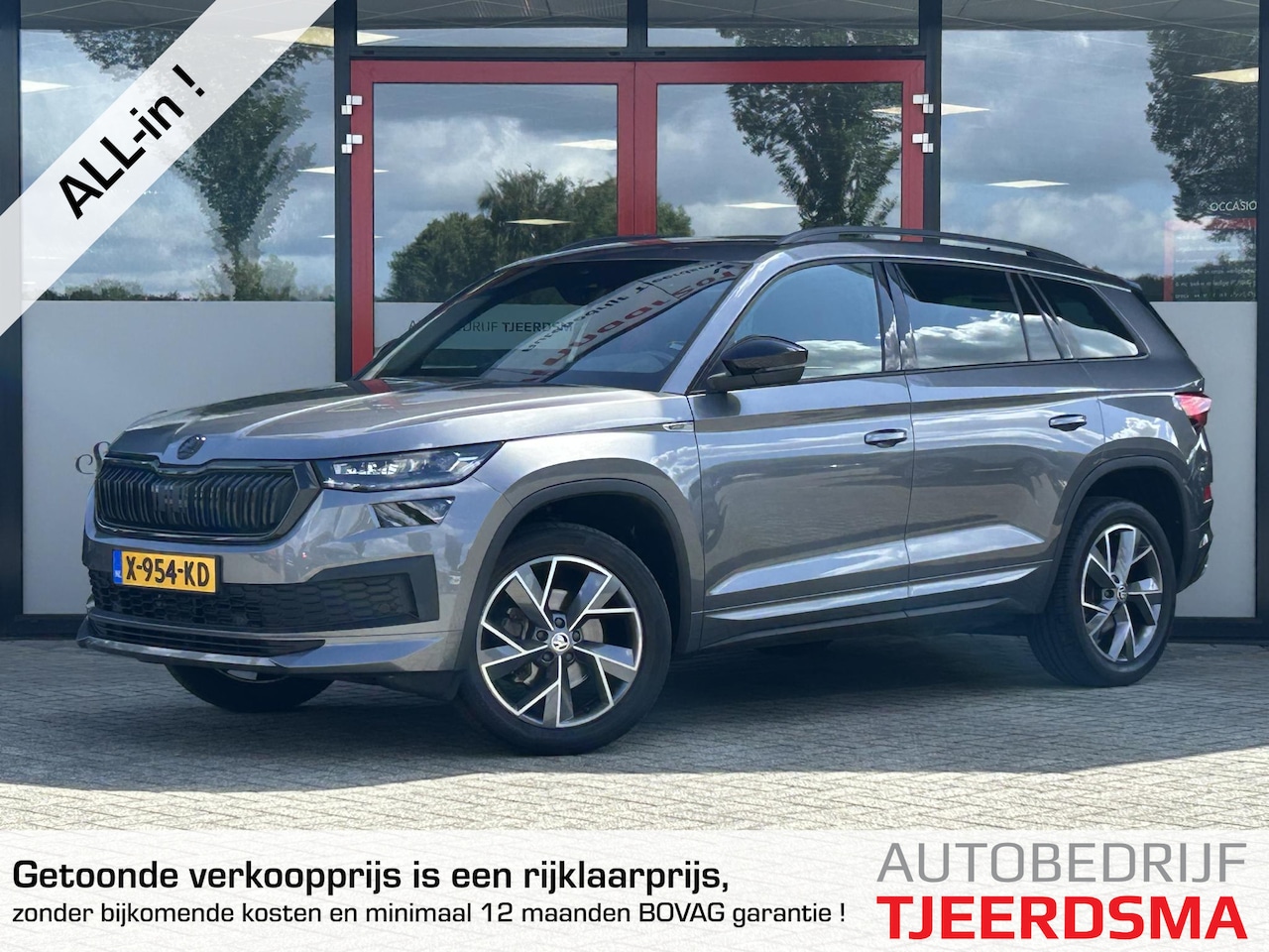 Skoda Kodiaq - 1.5 TSI Sportline Business 7p. | Trekhaak Wegklapbaar | Achteruitrijcamera | Navigatie | V - AutoWereld.nl