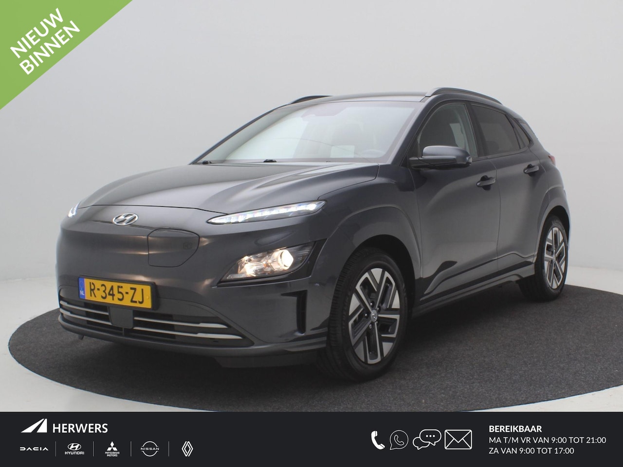 Hyundai Kona Electric - EV Fashion 39 kWh / SOH 99,2% / Warmtepomp / Adaptieve Cruise / HUD / Camera / Parkeersens - AutoWereld.nl