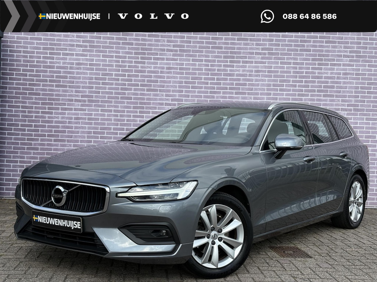 Volvo V60 - 2.0 B4 Business Pro | Adaptieve cruise control | Blis | Verwarmde voorstoelen | AppleCar P - AutoWereld.nl