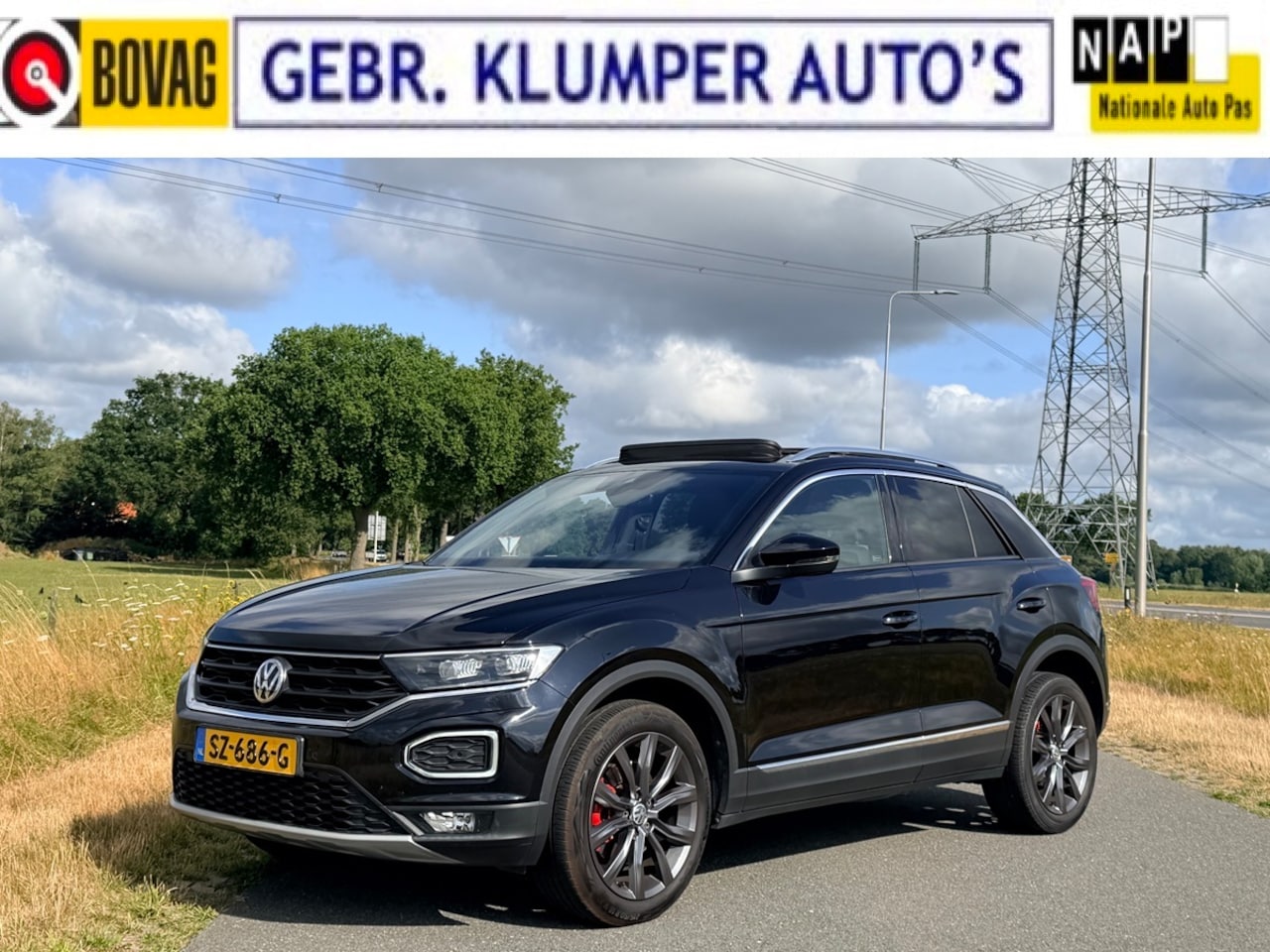 Volkswagen T-Roc - 1.5 TSI Sport Pano, Virtual, LED, ECC, Navi, NL-Auto - AutoWereld.nl