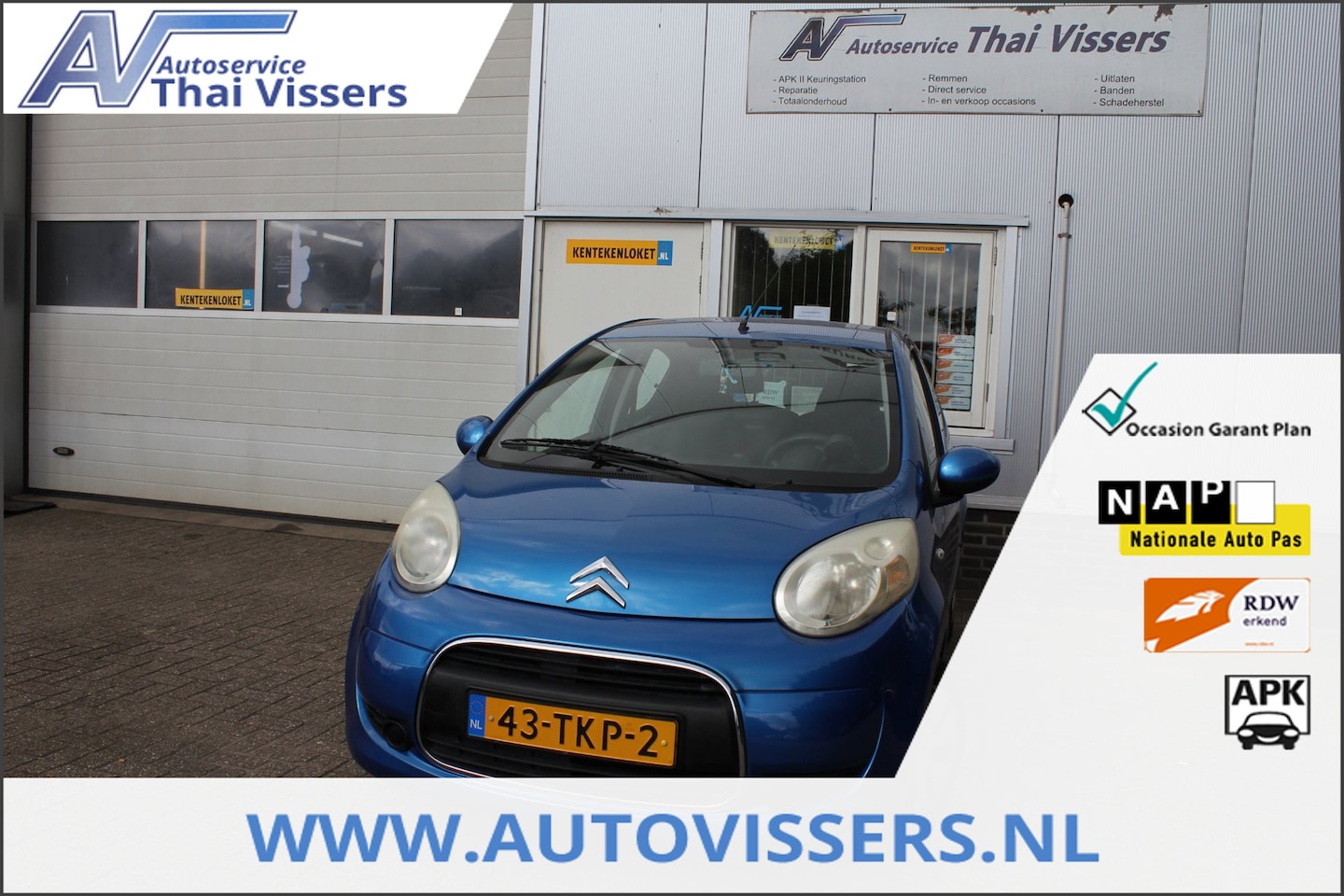 Citroën C1 - 1.0-12V Selection 5Deurs Airco Elektr pak Apk - AutoWereld.nl