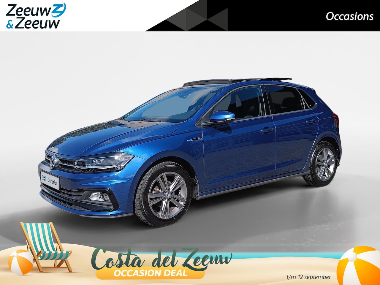 Volkswagen Polo - 1.0 TSI Highline Business R | Panoramadak | Digitaal instrumentenpaneel | Achteruitrijcame - AutoWereld.nl