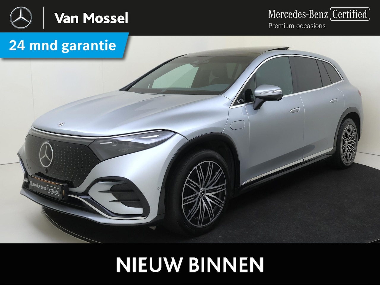 Mercedes-Benz EQS SUV - 450 4MATIC AMG Line 7p 118 kWh Panoramadak / Luchtvering / Achterasbesturing / Burmester / - AutoWereld.nl