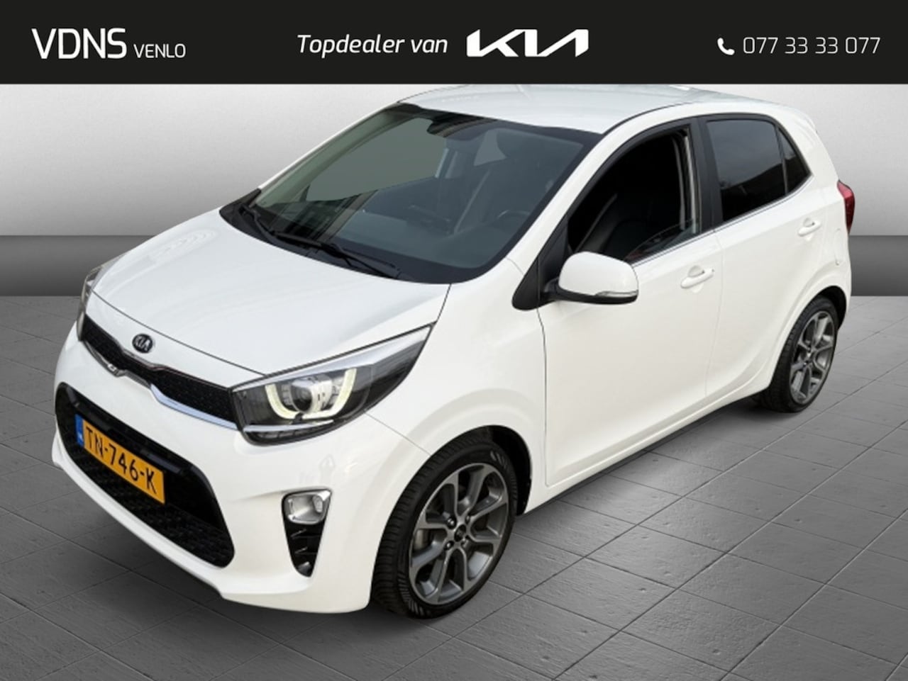 Kia Picanto - 1.0 CVVT Design Edition NAVI + CAMERA / LUXE UITVOERING! - AutoWereld.nl