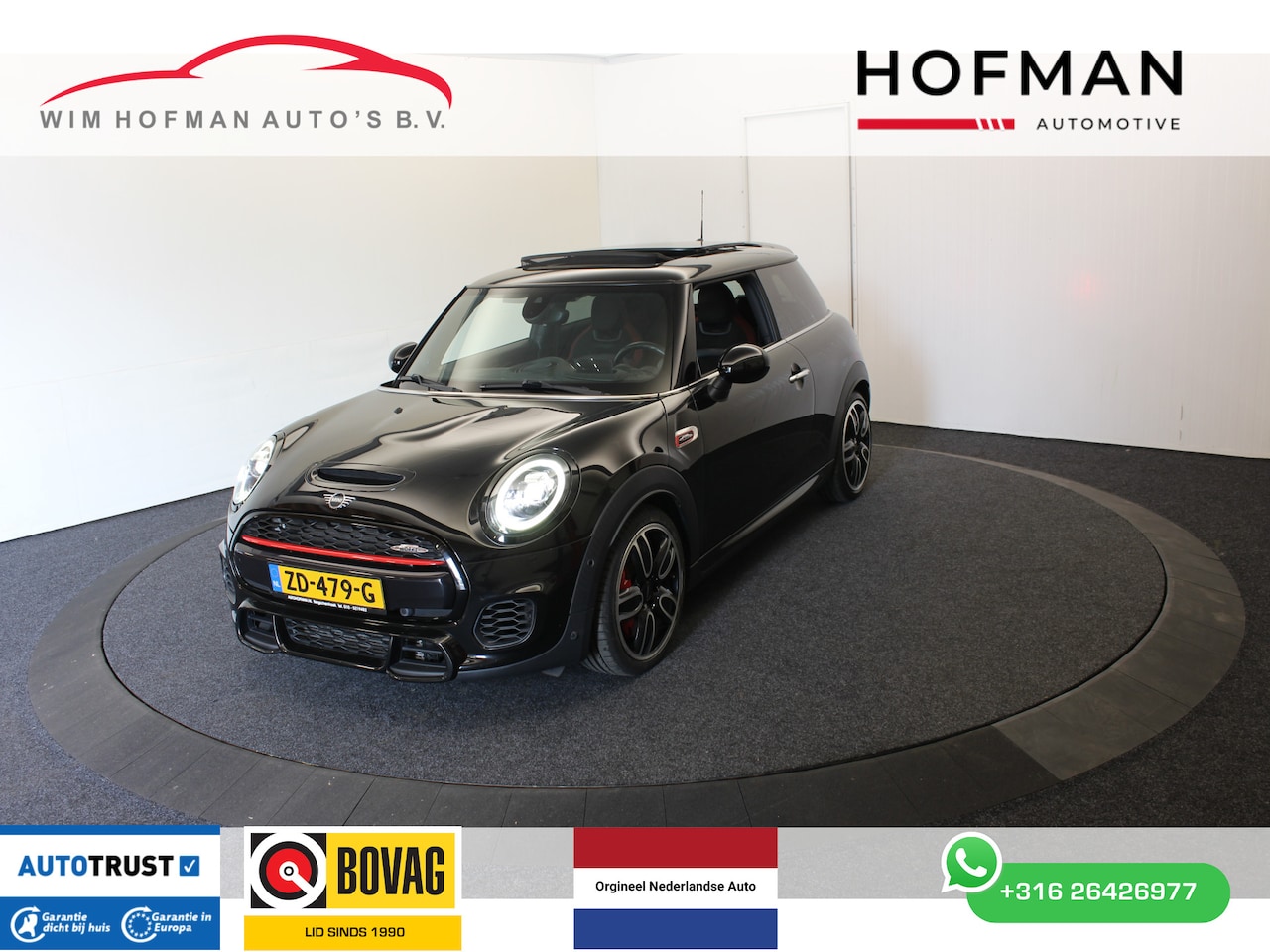 MINI John Cooper Works - 2.0 232PK Panodak Leder Camera head-Up Stoelverw - AutoWereld.nl