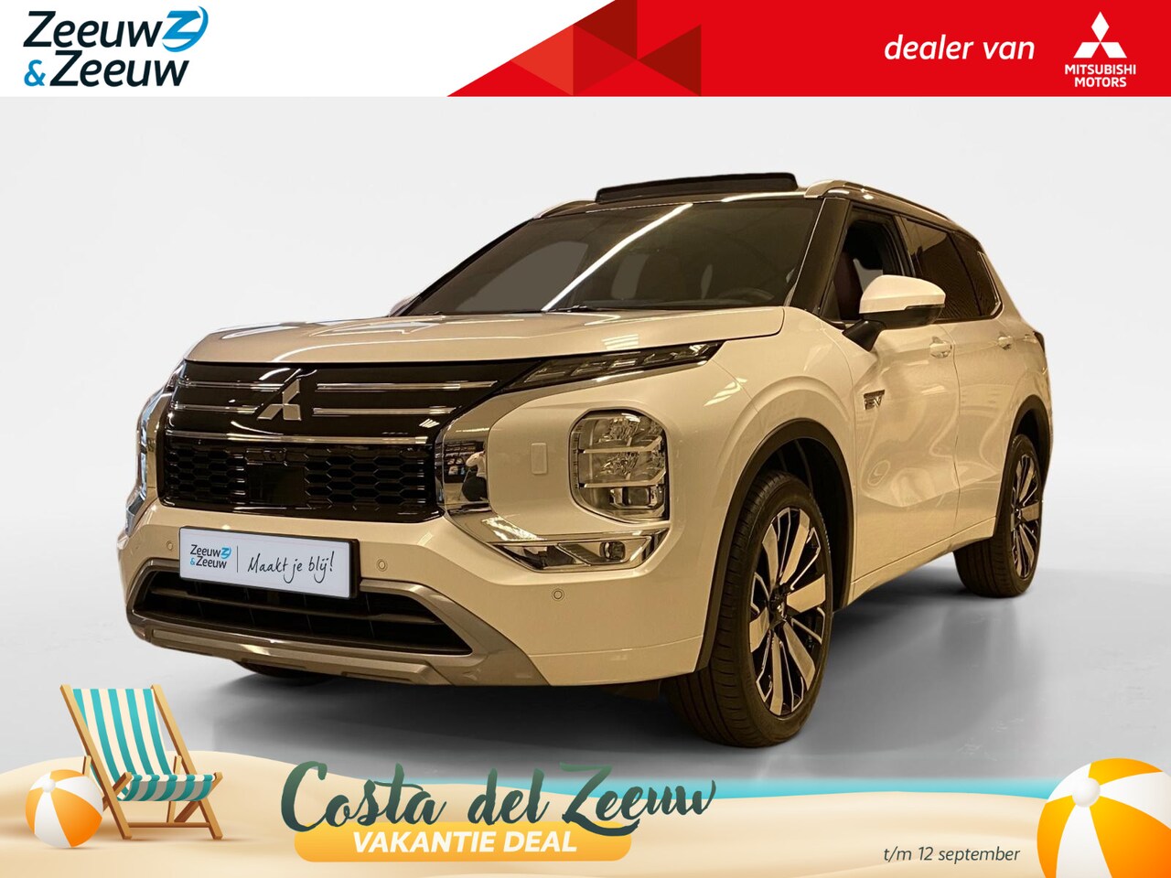 Mitsubishi Outlander - 2.4 PHEV | INSTYLE + | DIRECT LEVERBAAR| ZWART DAK | PRIJS INCL €5.000,- VOORRAAD KORTING - AutoWereld.nl