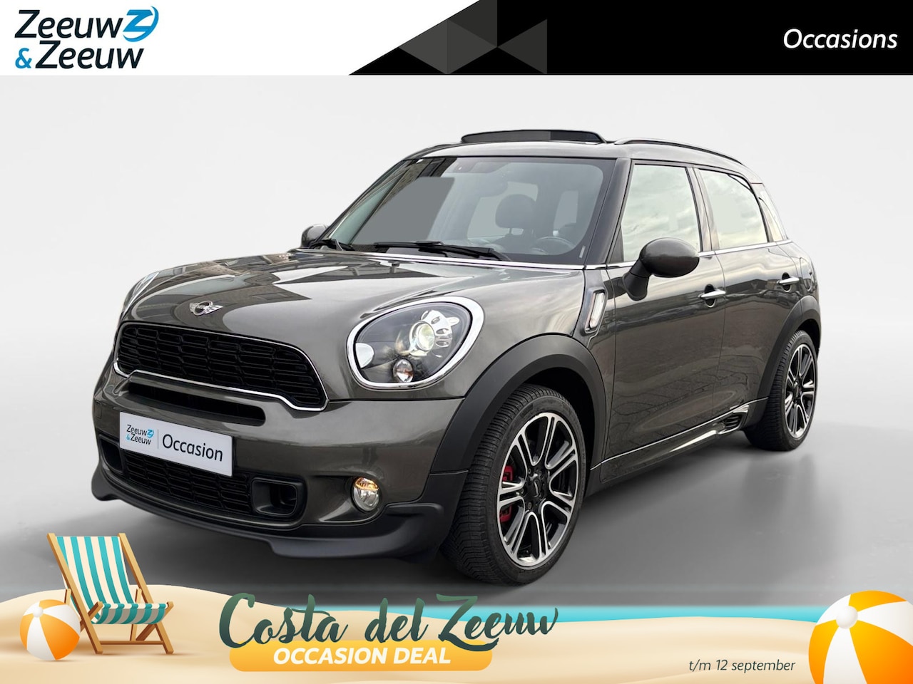 MINI Countryman - 1.6 John Cooper Works ALL4 Chili | Pano-dak | Navigatie | 18 Inch | Sportstoelen | Stoel- - AutoWereld.nl
