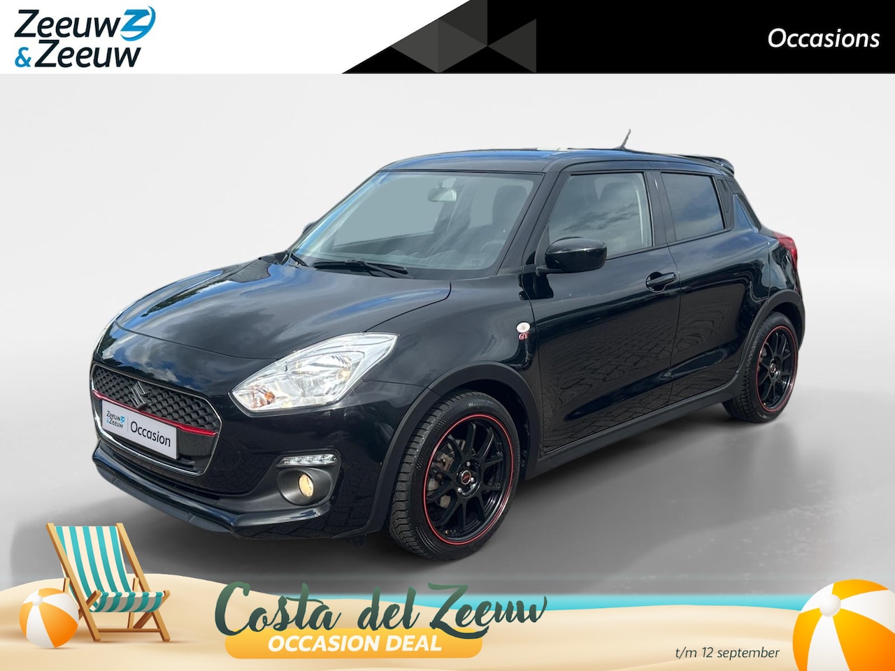 Suzuki Swift - 1.2 Select Smart Hybrid | SPORT UITLAAT | SIDE SKIRTS | SPOILER | 17" VELG | - AutoWereld.nl