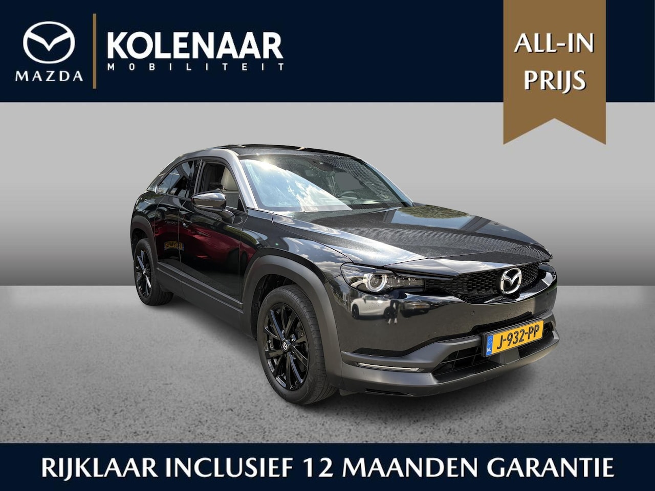 Mazda MX-30 - Luxury e-SkyActiv EV 145pk 36 kWh SOH 93%| 1e eigenaar | Dealer onderhouden | Navi | HUD | - AutoWereld.nl