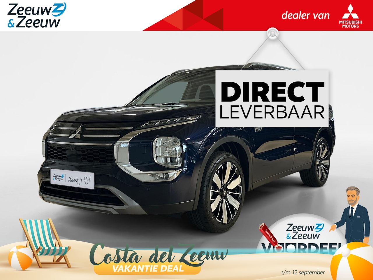 Mitsubishi Outlander - 2.4 PHEV First Edition | 5000 EURO KORTING | NU DIRECT LEVEBAAR | 8 JAAR GARANTIE | - AutoWereld.nl