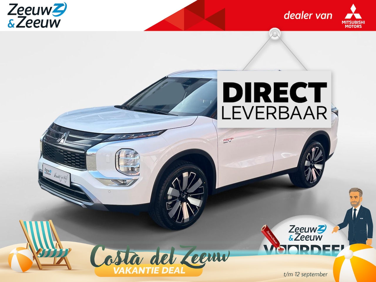 Mitsubishi Outlander - 2.4 PHEV First Edition | 5000 EURO KORTING | NU DIRECT LEVEBAAR | 8 JAAR GARANTIE | - AutoWereld.nl
