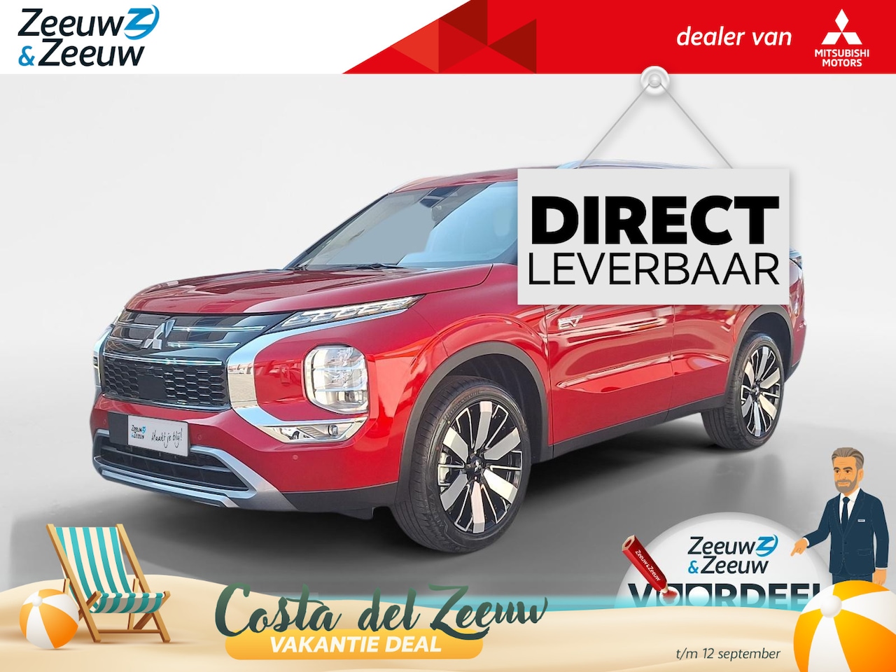 Mitsubishi Outlander - 2.4 PHEV First Edition | 5000 EURO KORTING | NU DIRECT LEVEBAAR | 8 JAAR GARANTIE | - AutoWereld.nl