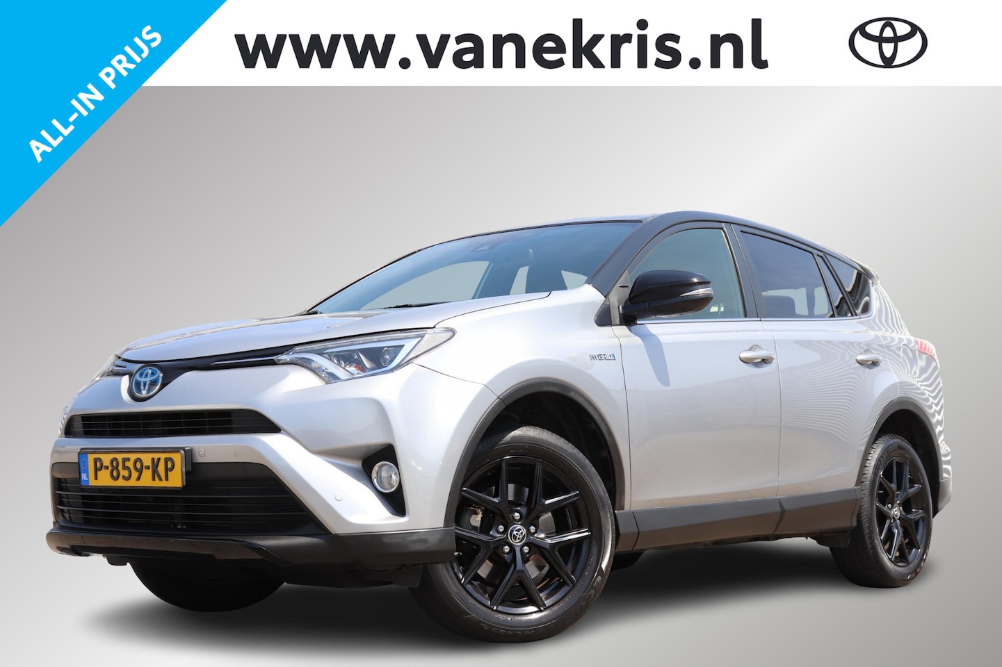 Toyota RAV4 - 2.5 Hybrid AWD Energy 2.5 Hybrid AWD Energy, Trekhaak, Parkeersensoren voor en achter, Zwarte velgen en dak! - AutoWereld.nl
