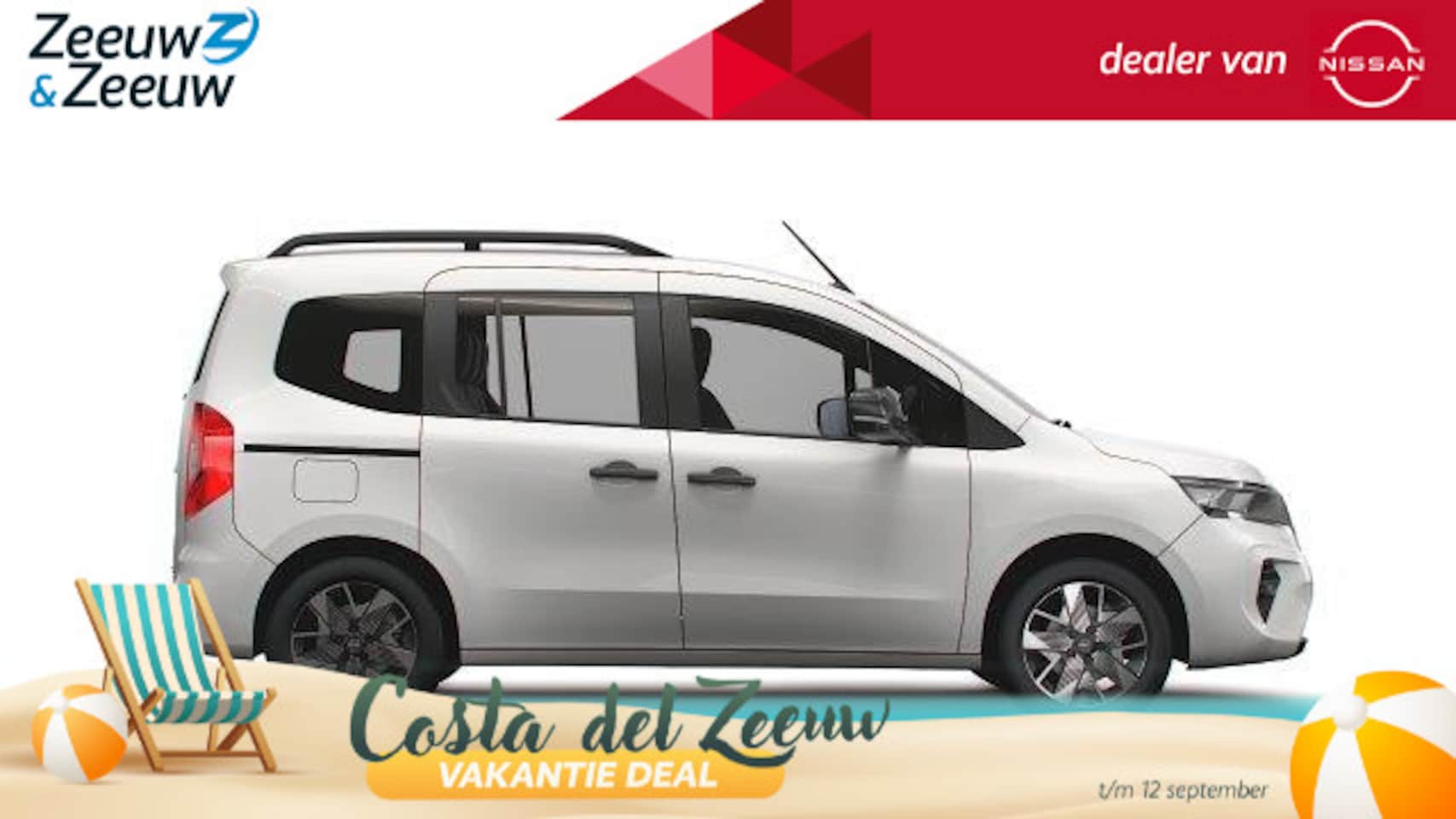 Nissan Townstar Evalia - Tekna 7 ZITS L2 45 kWh | 100% ELECTRISCHE 7 ZITTER | - AutoWereld.nl