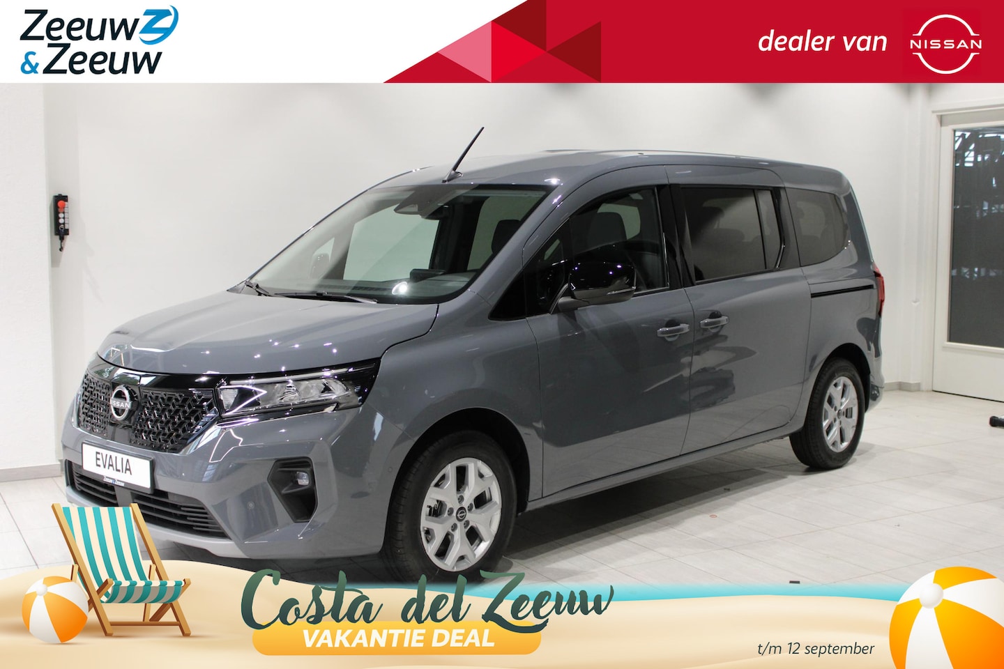 Nissan Townstar Evalia - N-Connecta L2 45 kWh | 100% ELECTRISCHE 7 ZITTER | UIT VOORRAAD MEERDERE KLEUREN LEVERBAAR - AutoWereld.nl