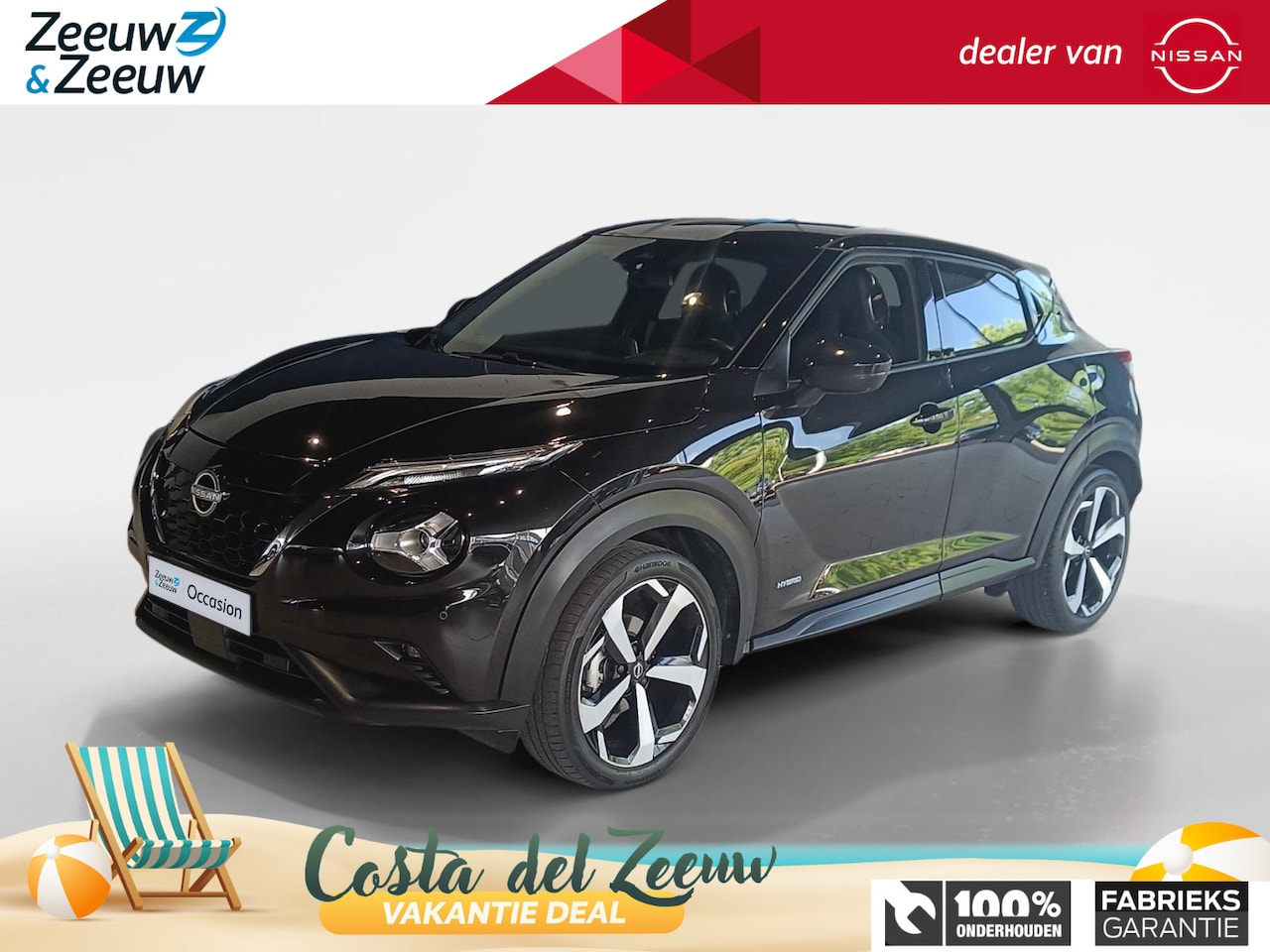 Nissan Juke - HYBRID143 TEKNA Auto |Automaat| Lederen bekleding| Navigatie| 360grd Camera| Pro-pilot|145 - AutoWereld.nl