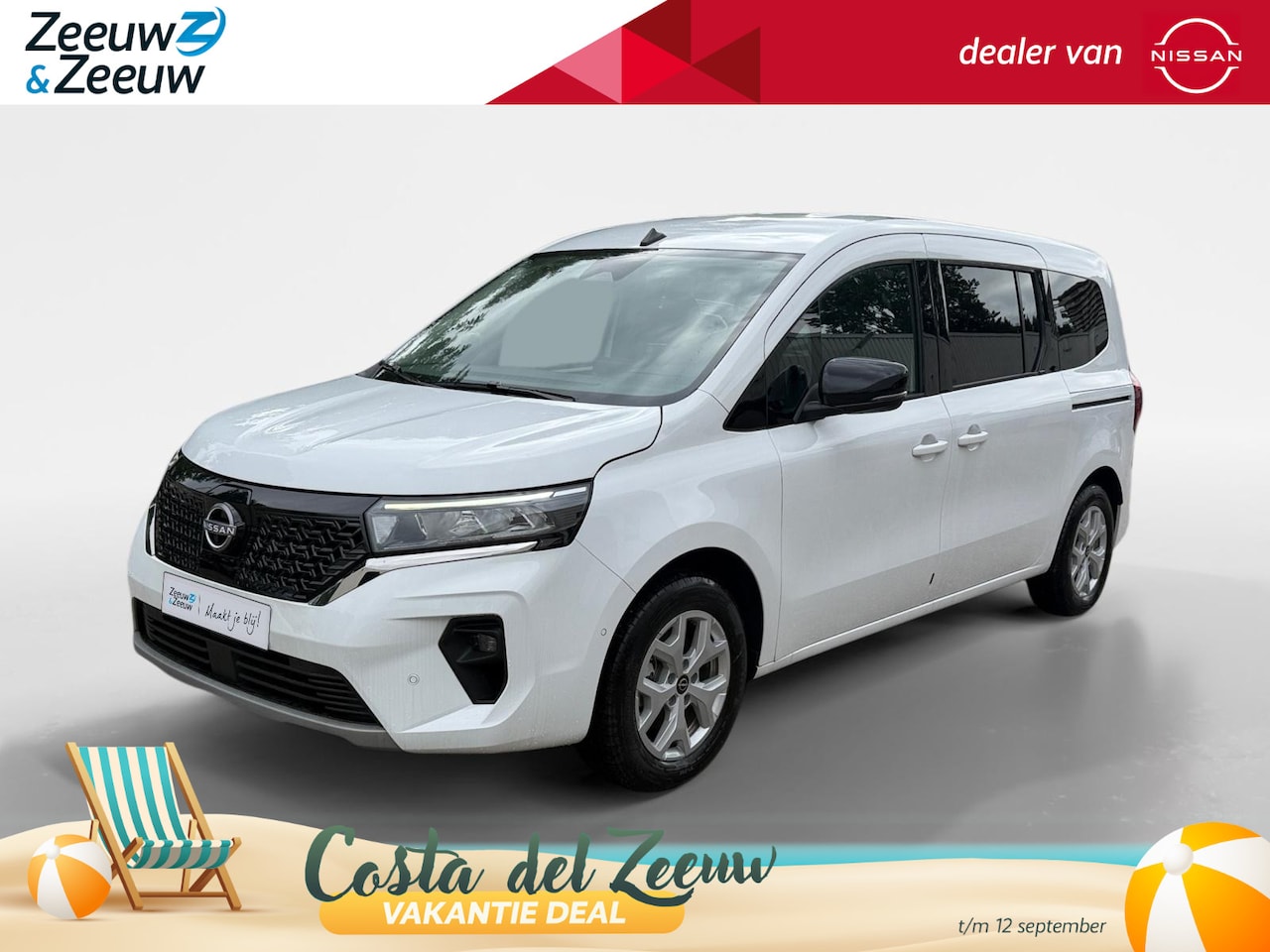 Nissan Townstar Evalia - N-Connecta L2 45 kWh | 18.000 EURO KORTING | 7 ZITPLAATSEN | DIRECT RIJDEN | ACHTERUITRIJC - AutoWereld.nl