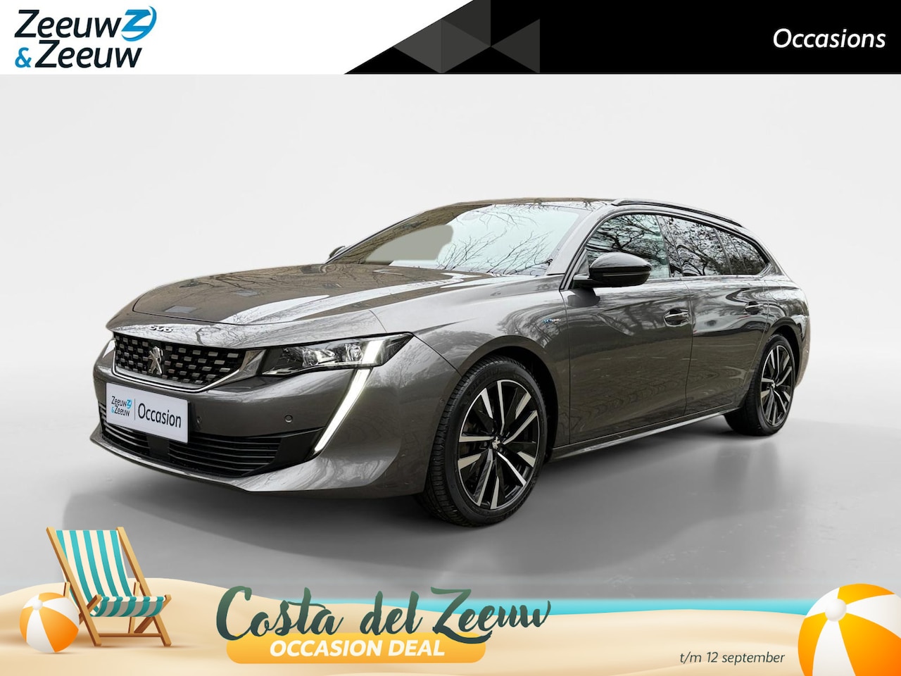 Peugeot 508 SW - 1.6 PureTech GT | Stoelverwarming | Massage | 360 Camera | Nav | Geheugen functie | Telefo - AutoWereld.nl