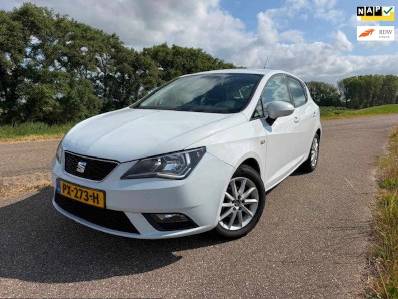 SEAT Ibiza - 1.0 EcoTSI Style Connect clima 5 drs 163920 km nap bj 2017 zeer mooi - AutoWereld.nl