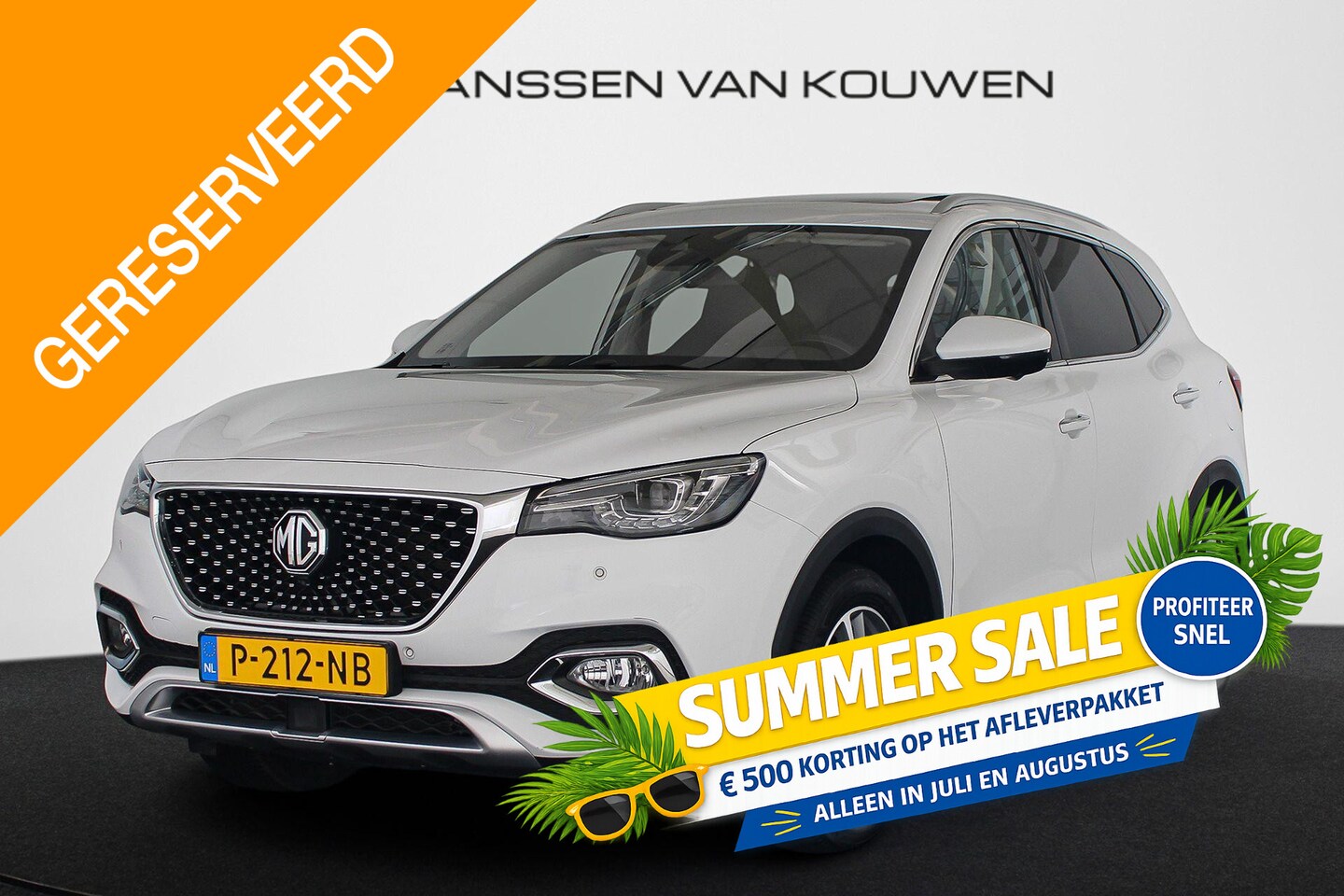 MG EHS - 1.5 TGDI Luxury Panoramadak Trekhaak Leder Stoelverwarming 360-Camera - AutoWereld.nl