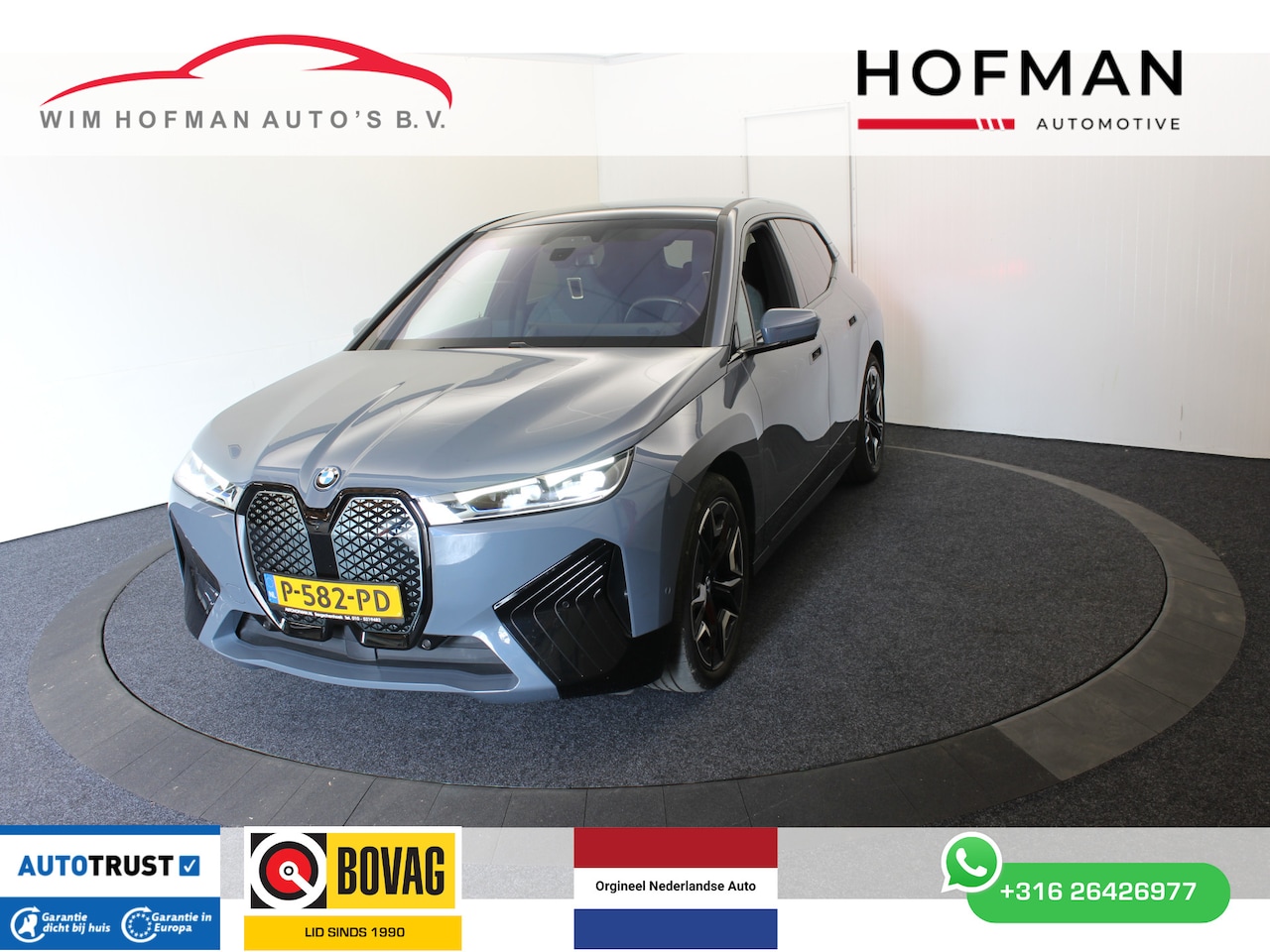 BMW iX - xDrive40 High Exe Sport SOH 100% El Trek Pano Head Up Camera - AutoWereld.nl