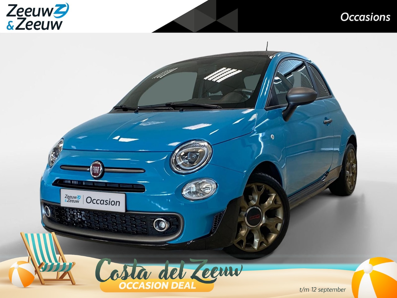 Fiat 500 - 0.9 TWIN AIR TURBO | SPORT | NL-AUTO | DEALERONDERHOUDEN | - AutoWereld.nl
