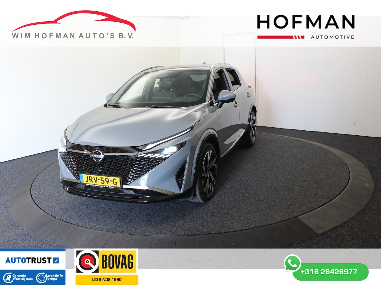 Nissan Qashqai - 1.3 MHEV Xtronic Tekna Plus 360° Cam Panodak Head-Up Vol Leder - AutoWereld.nl