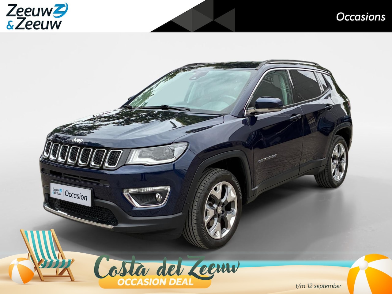Jeep Compass - 1.4 MultiAir Opening Edition 4x4 | Trekhaak | Navigatie | Beats Audio | Automaat - AutoWereld.nl
