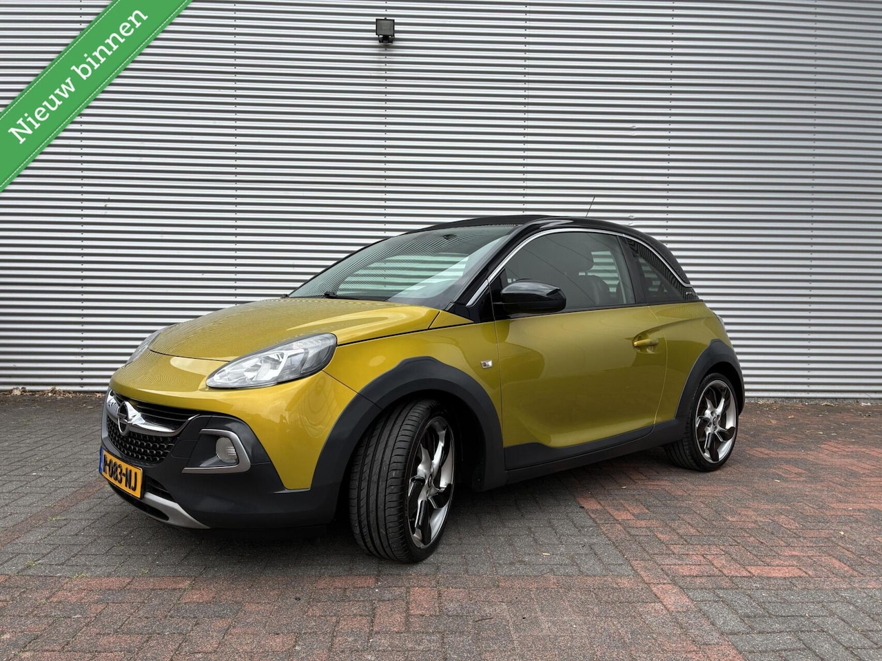 Opel ADAM - 1.0 Turbo Rocks Cabrio Cruise Led Navi Pdc Leer 16 Eerste Eigenaar Perfecte Staat - AutoWereld.nl