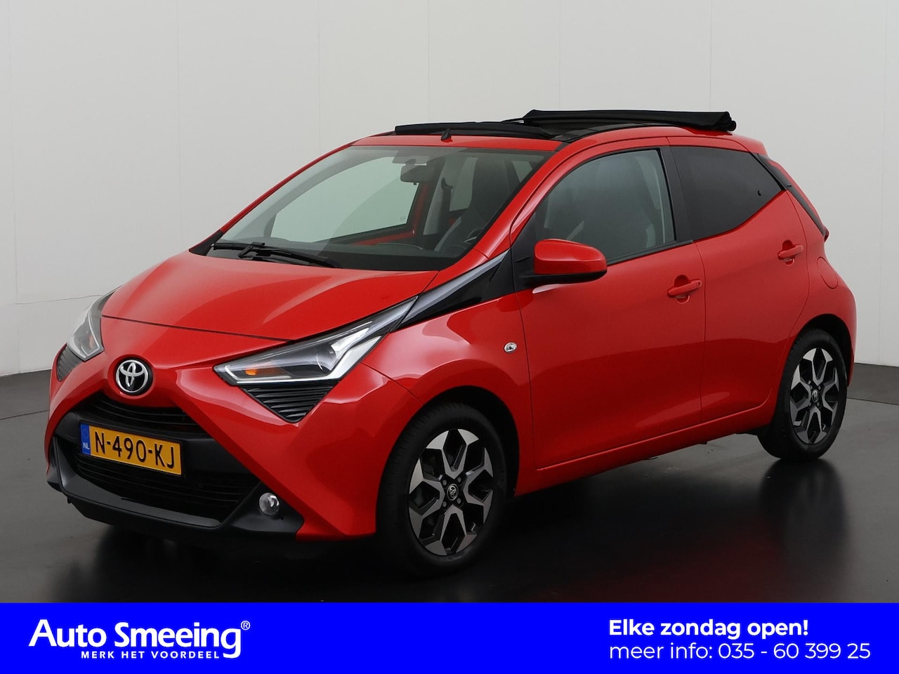 Toyota Aygo - 1.0 VVT-i X-Joy Cabrio | Elek Vouwdak | Camera | Apple/Android Carplay | Zondag Open! - AutoWereld.nl