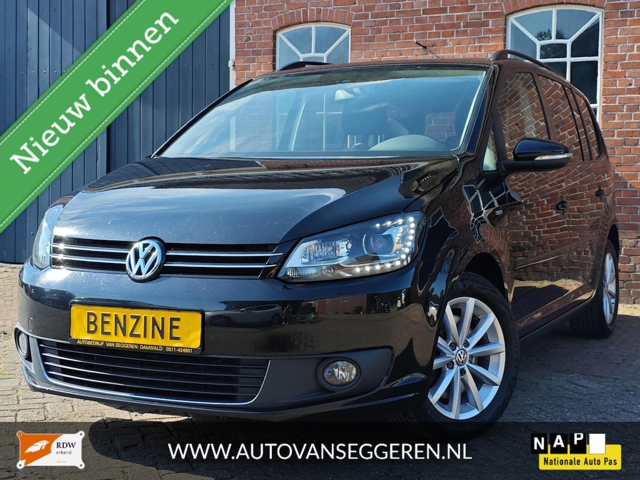 Volkswagen Touran - 1.4 TSI - Automaat / Trekhaak / 7 zit. - AutoWereld.nl