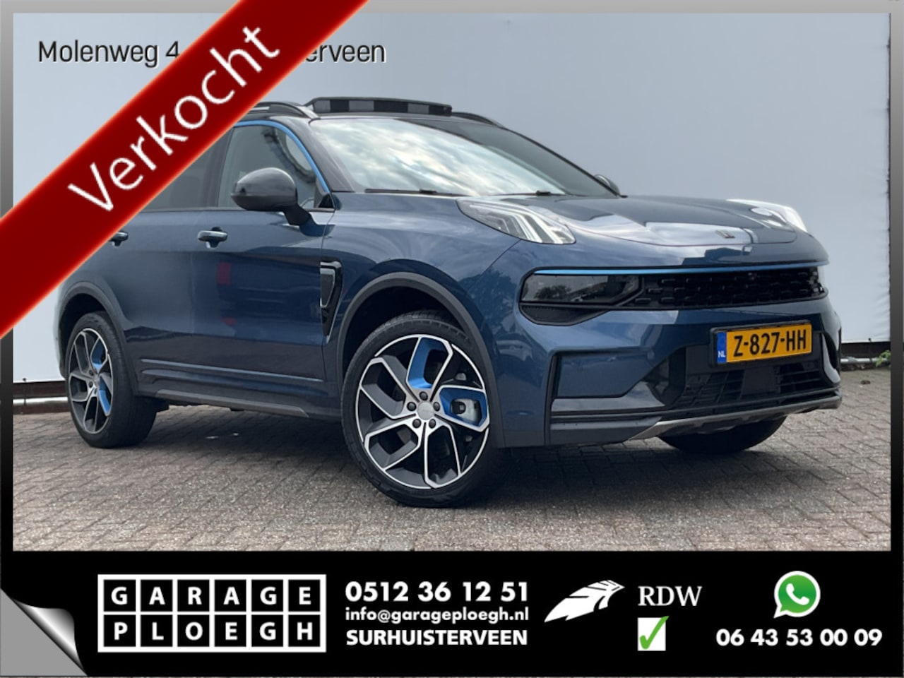 Lynk & Co 01 - 1.5 262pk PHEV Zwarte Hemel 360°Cam Stoelverw. Pano.dak Plug-in - AutoWereld.nl