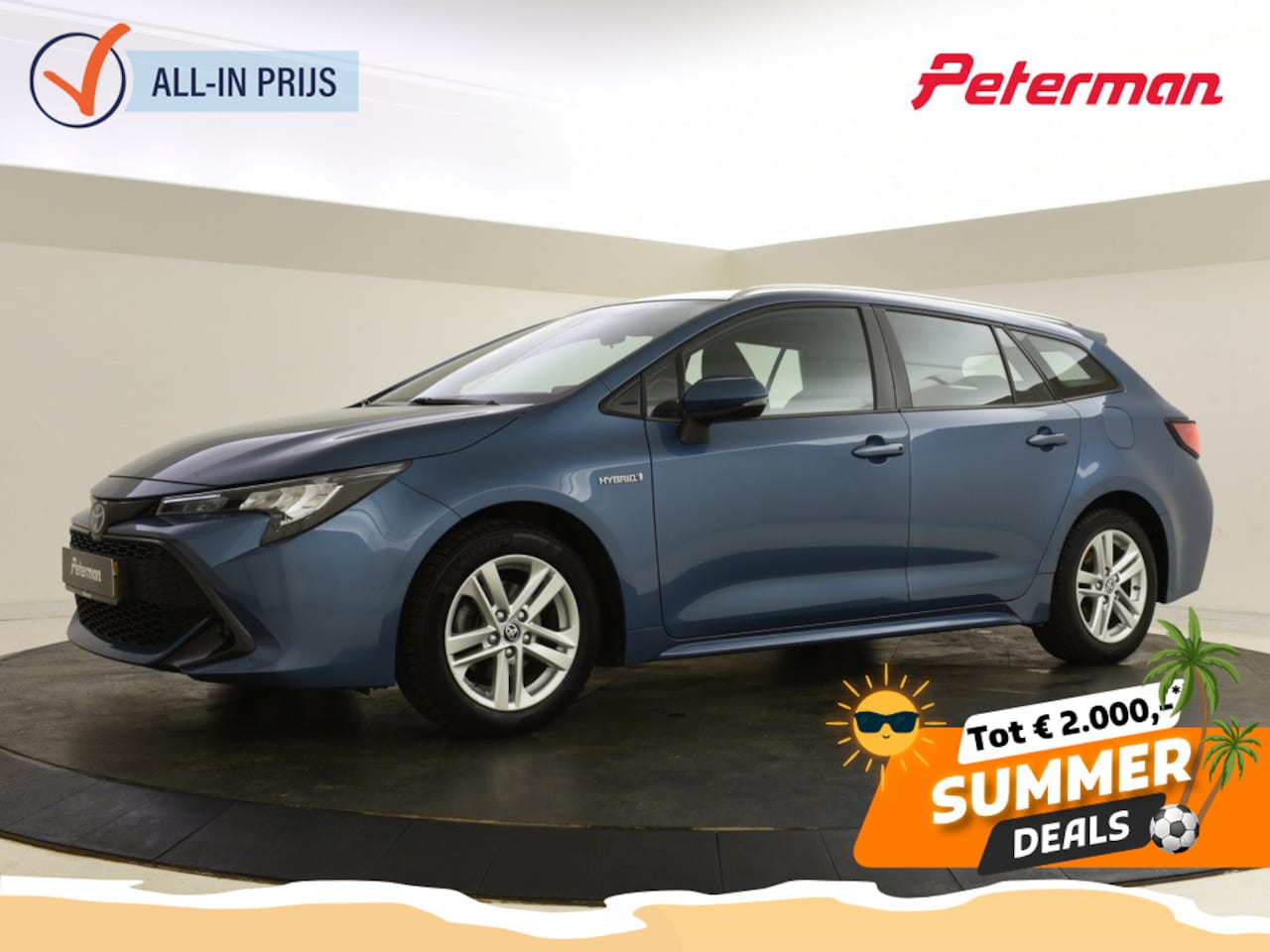Toyota Corolla Touring Sports - 1.8 Hybrid Active | Trekhaak | Adapt. cruise | Carplay/Androida. - AutoWereld.nl