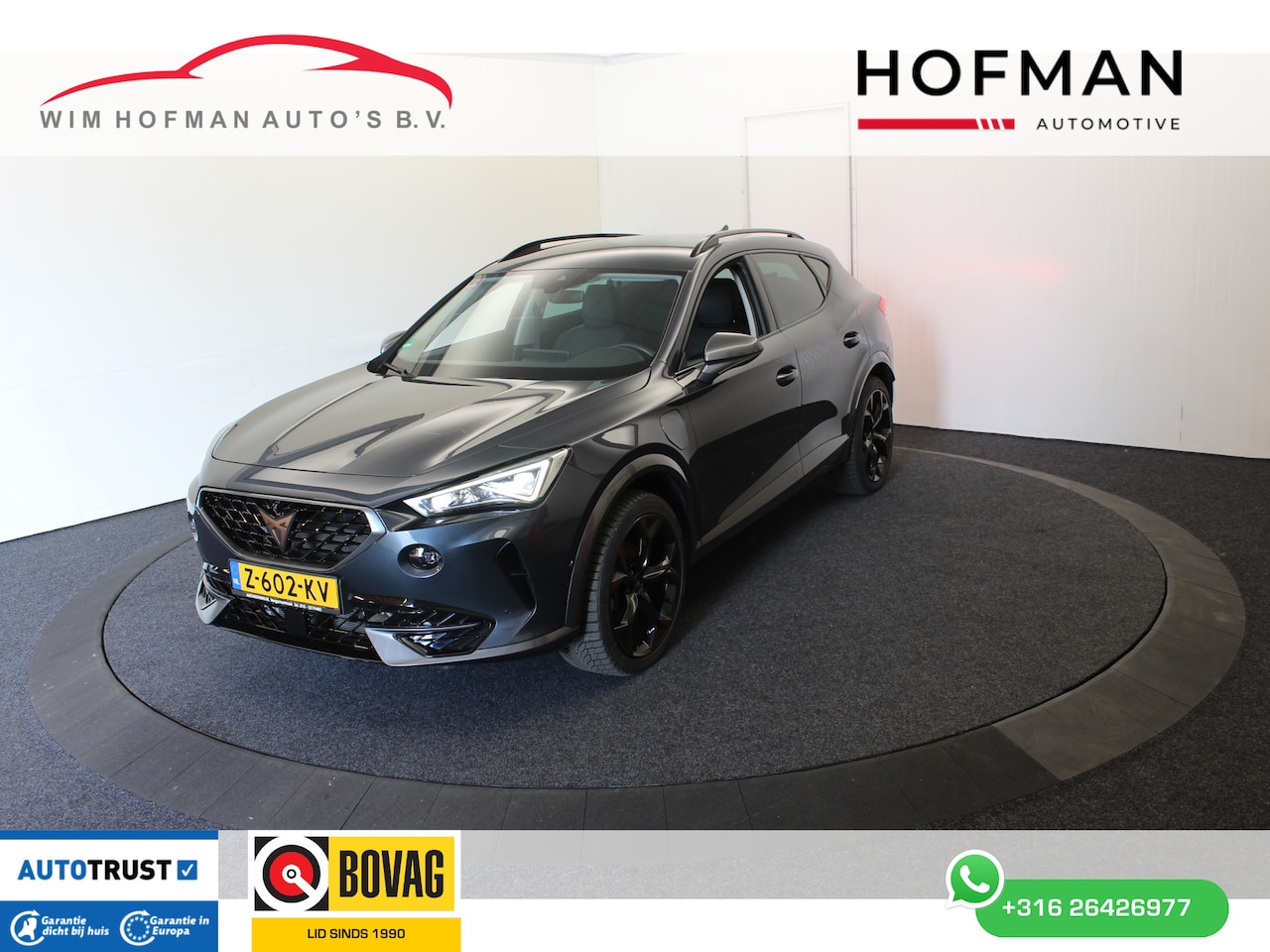 CUPRA Formentor - 1.4 e-Hybrid Perform EL Trekhaak 360ºCamera Virtual 19" Keyless - AutoWereld.nl