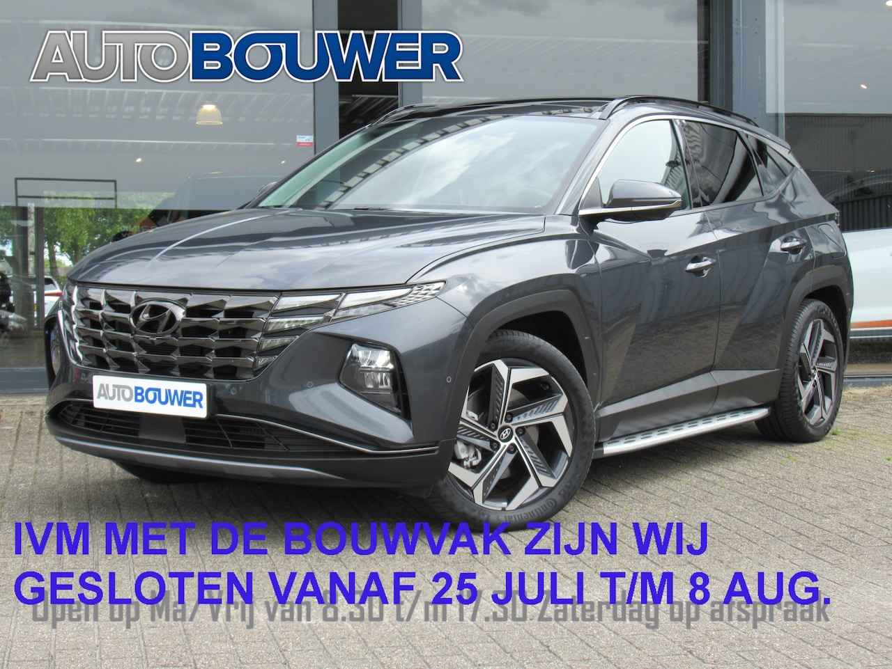 Hyundai Tucson - 1.6 T-GDI PHEV Plug In Premium Sky 4WD 2e eigen | dealer onderh | full option! | tr.haak - AutoWereld.nl