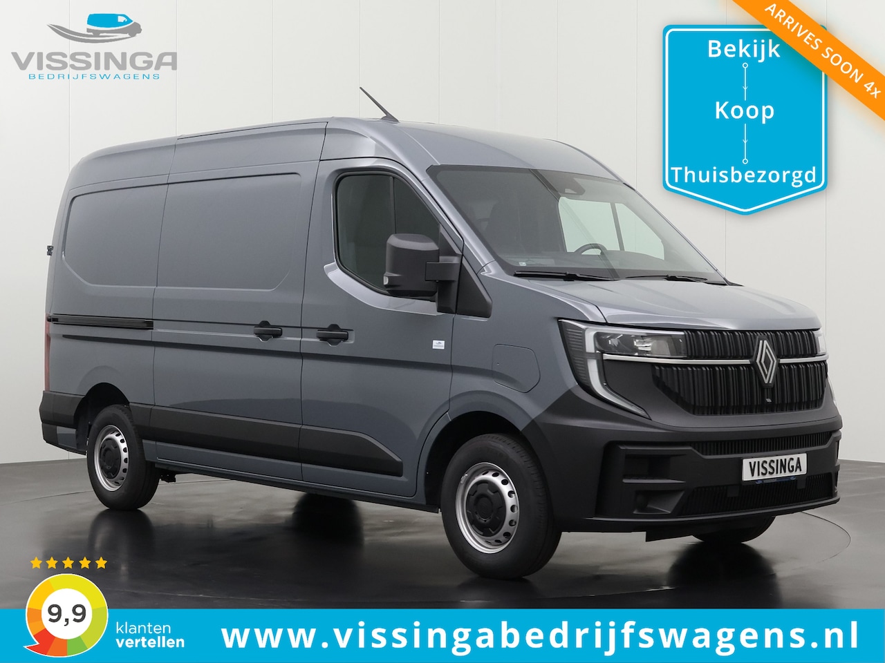 Renault Master E-Tech - L2H2 Long Range Advance 87 kWh Grijs - AutoWereld.nl