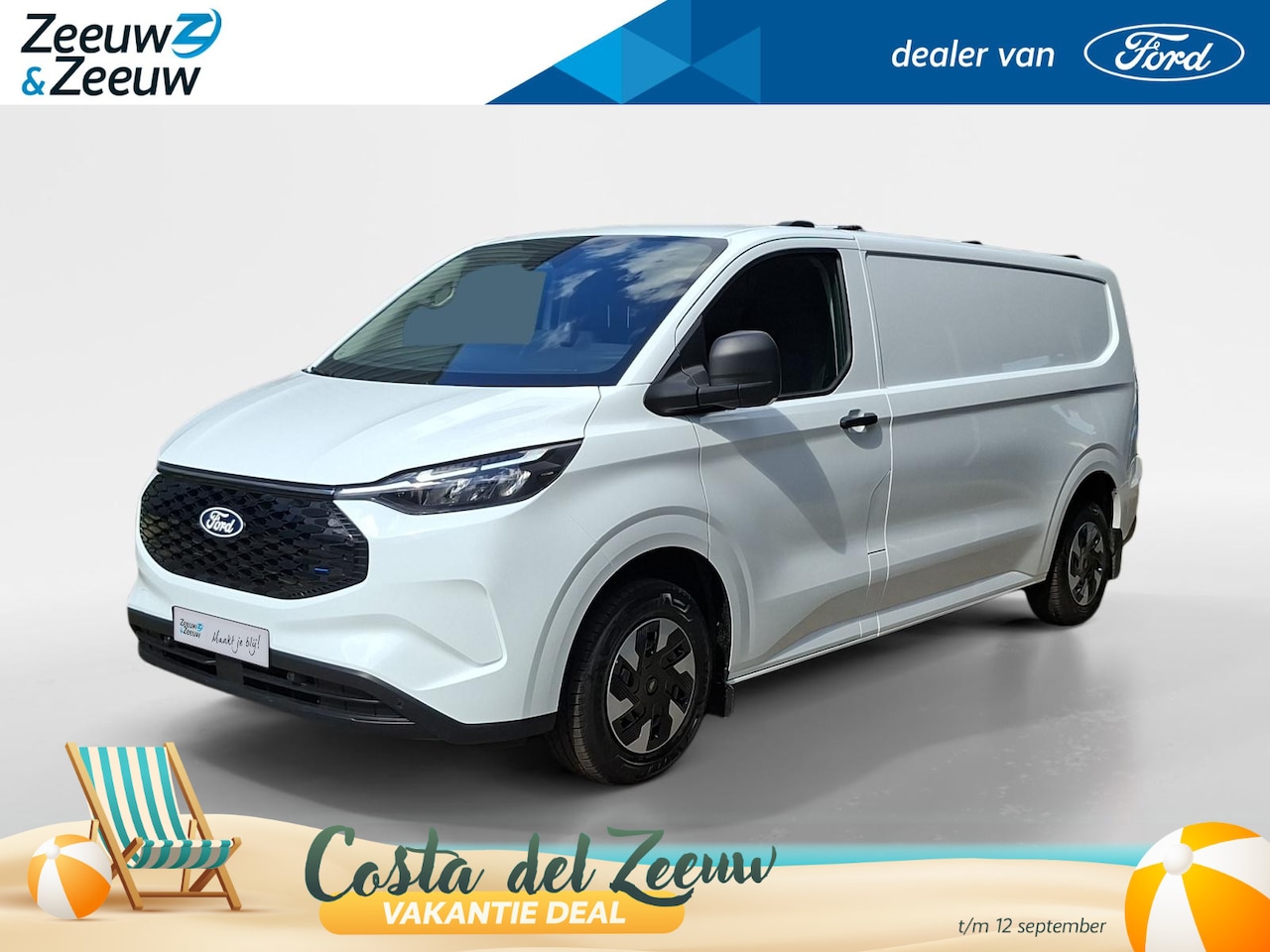 Ford Transit Custom - E-Transit 340 L2H1 Trend 71 kWh 218pk | 0,99% rente | Nieuw te bestellen | LFP accu - AutoWereld.nl