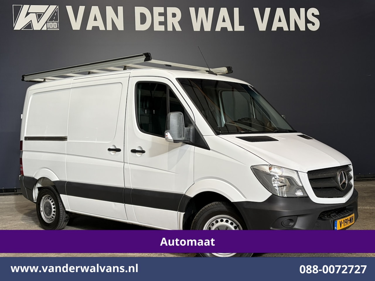 Mercedes-Benz Sprinter - 211 CDI 115pk Automaat L1H1 Euro6 Airco | Imperiaal | 2000kg Trekhaak Cruisecontrol - AutoWereld.nl