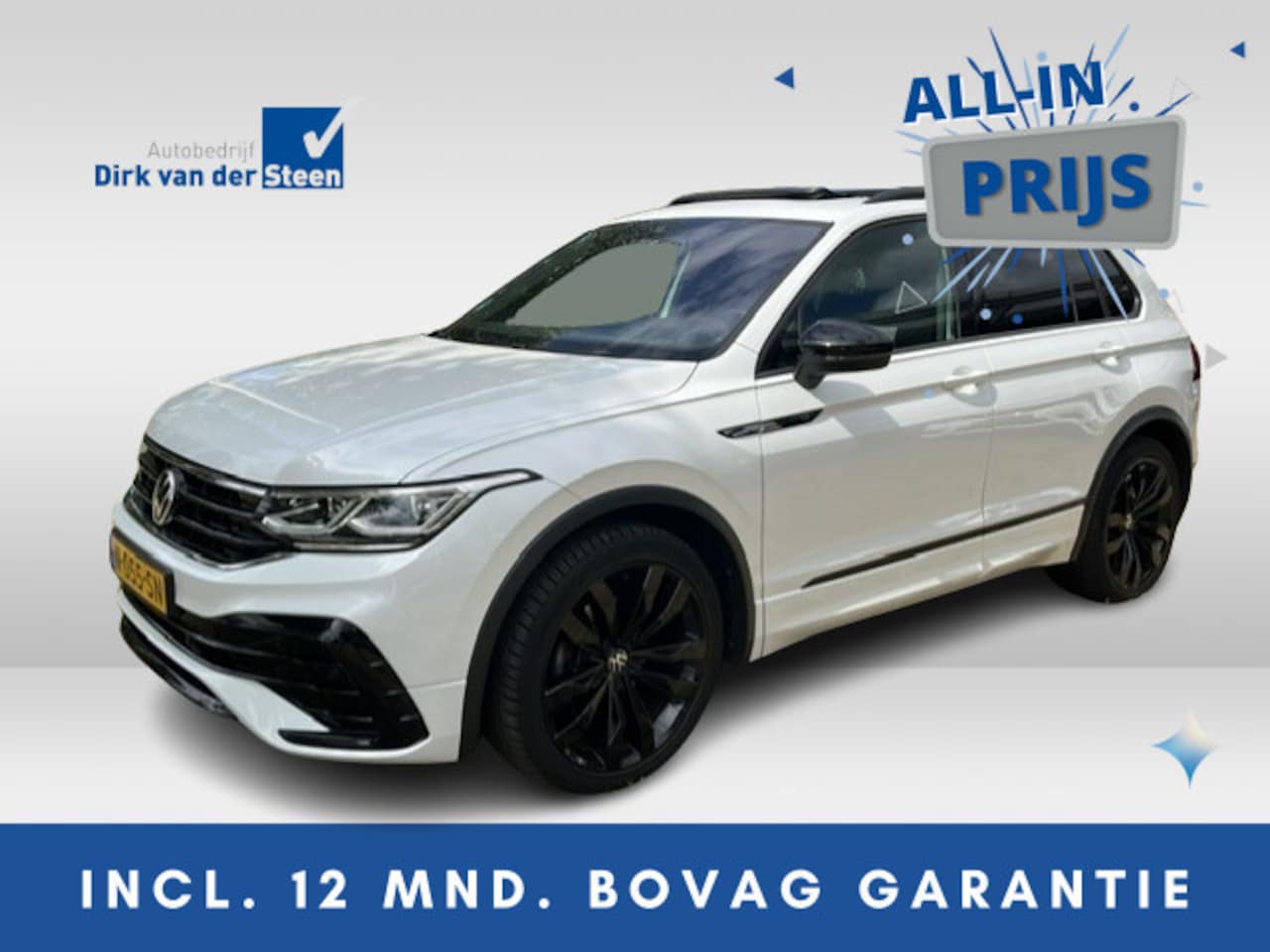 Volkswagen Tiguan - 1.5 TSI R-Line Business+ Pano Dak | 19 Inch | Blackstyle | 1e eig. | Stoelverwarm. | - AutoWereld.nl