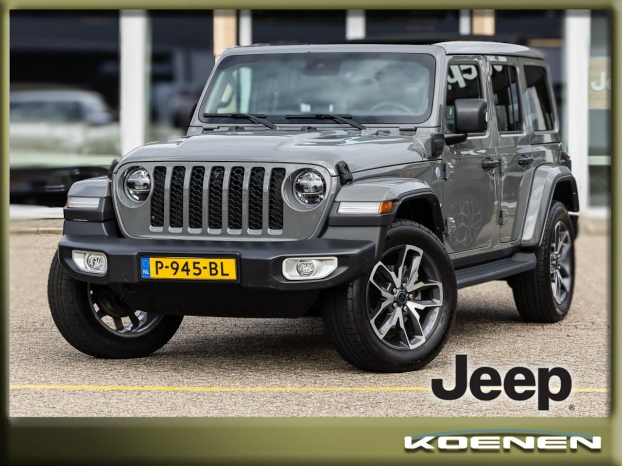 Jeep Wrangler - 4XE 4x4 Autom. SAHARA MY SKY TOP / LEER / 20 All SEASON - AutoWereld.nl