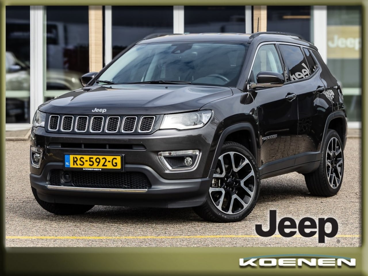 Jeep Compass - 1.4 170 pk Autom. 4X4 Limited HALF LEER / TREKHAAK / CRUISE C. - AutoWereld.nl