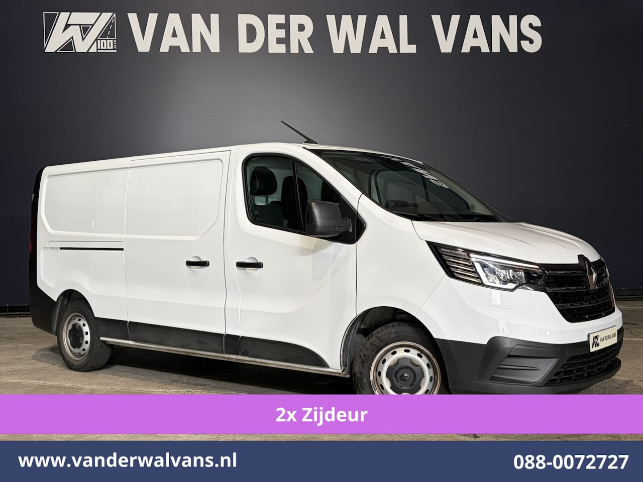 Renault Trafic - 2.0 dCi 131pk L2H1 Euro6 Airco | 2x zijdeur | LED | Apple Carplay | Cruisecontrol Parkeers - AutoWereld.nl