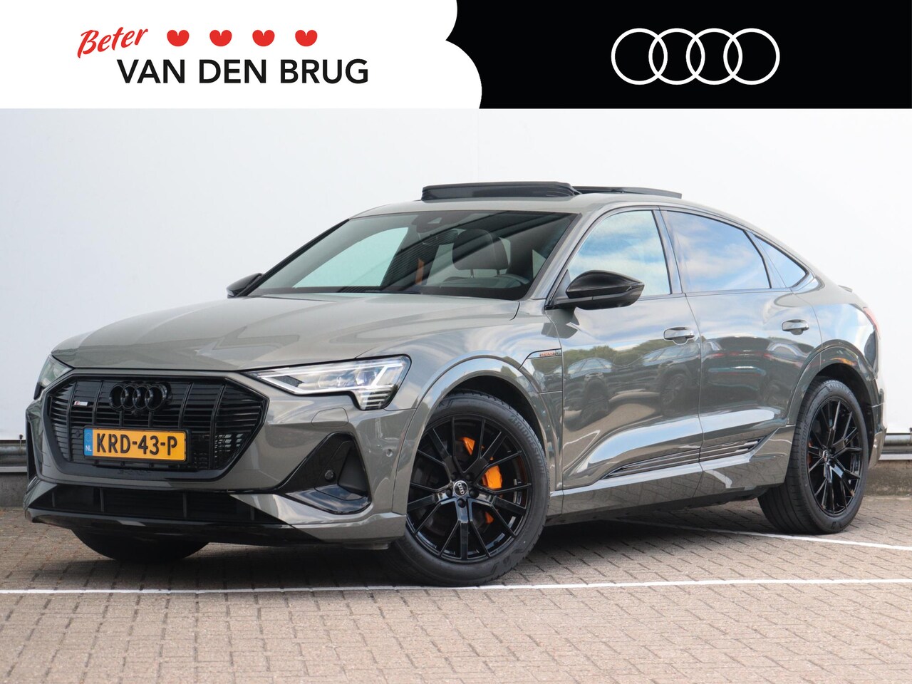 Audi e-tron Sportback - 55 quattro S edition 95 kWh | Luchtvering | Panoramadak | 360 Camera | Side Assist | Stoel - AutoWereld.nl