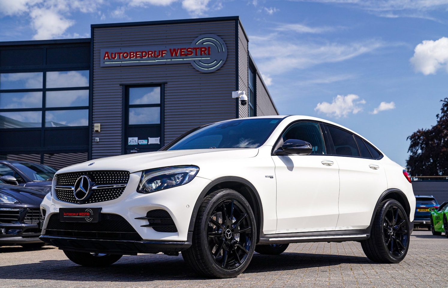 Mercedes-Benz GLC-klasse Coupé - AMG 43 4MATIC | Burmester | 360 Camera | Head Up Display | Memory | Luchtvering - AutoWereld.nl