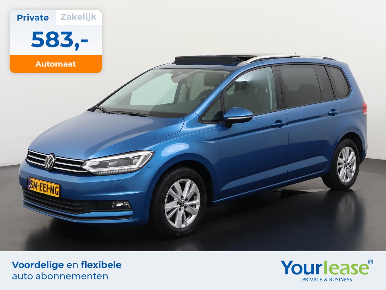 Volkswagen Touran - 1.5 TSI DSG 7-persoons | All-in 583,- Private Lease | Direct uit voorraad - AutoWereld.nl