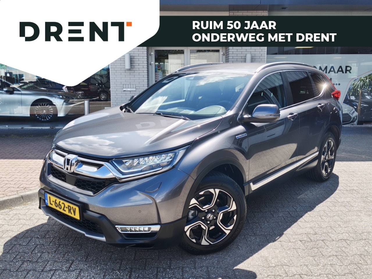 Honda CR-V - 2.0 Hybrid AWD Lifestyle | Leder | Sensoren v/a | Stoelverwarming | Navi - AutoWereld.nl