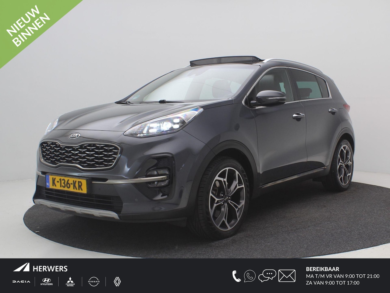 Kia Sportage - 1.6 T-GDI GT-Line / Dealer Onderhouden / 7 Jaar Garantie / GT-Line / Camera / Stoel en S - AutoWereld.nl