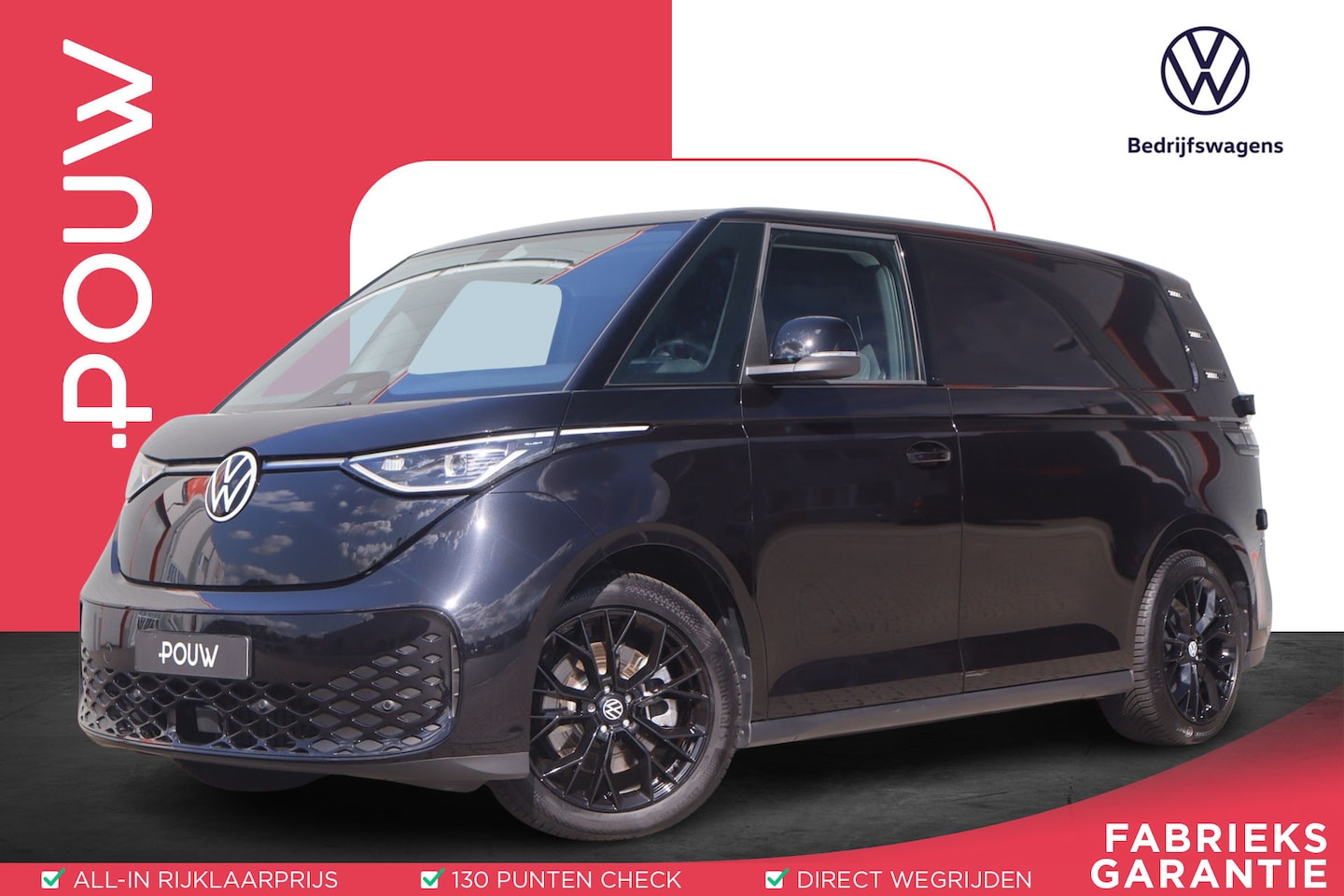 Volkswagen ID. Buzz Cargo - 340pk Bulli edition 79 kWh 4MOTION | 1.800kg Trekgewicht | LED Matrix | 20" Velgen | Trekh - AutoWereld.nl