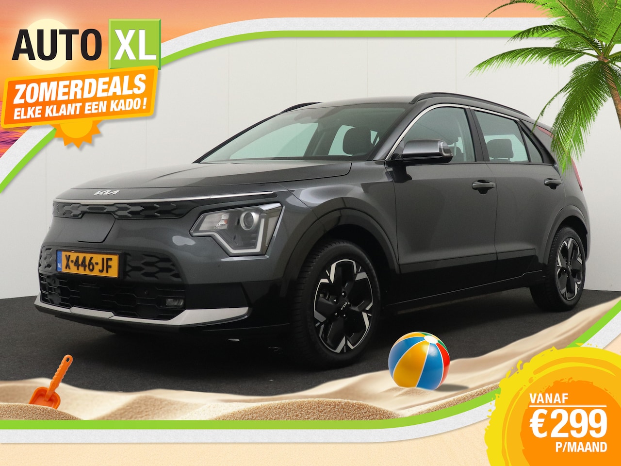 Kia Niro EV - DynamicLine 64.8 kWh 3-Fase (98% SOH) Adapt. Cruise Carplay Camera - AutoWereld.nl